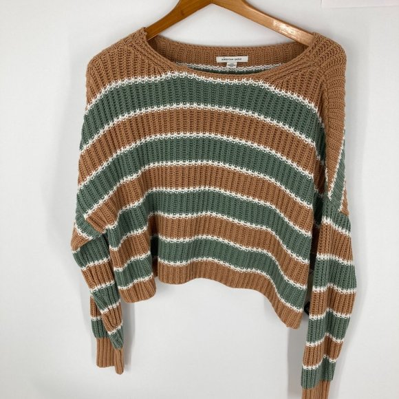 American Eagle Outfitters Sweaters - American Eagle striped sweater sz L
